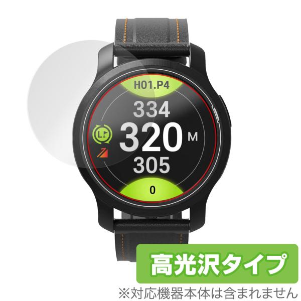GolfBuddy aim W12 保護 フィルム OverLay Brilliant for ゴルフバディー aim W12 ゴルフウォッチ 液晶保護 指紋防止 高光沢 爆買