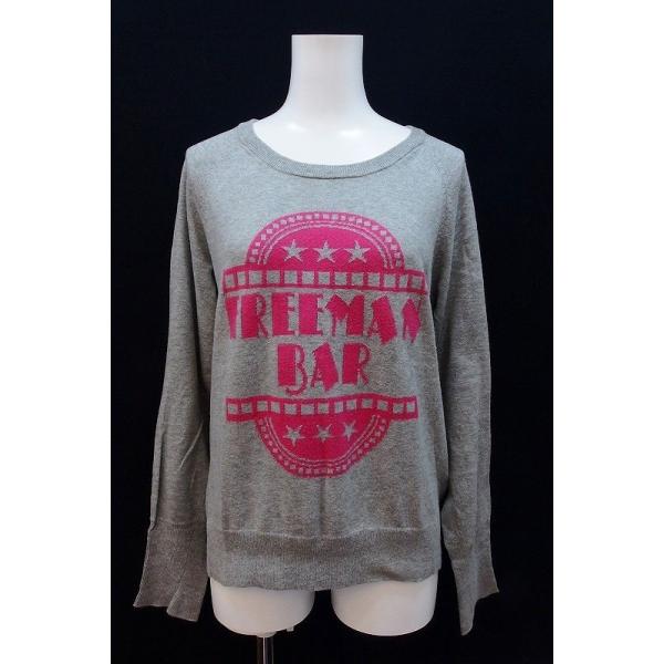 VENERTA knitwear ヴェネルタニットウェア ロゴデザイン 長袖コットン