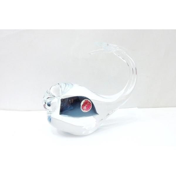 ムラノガラス MURANO イタリア製 クジラ・ホエール アンティーク 置物