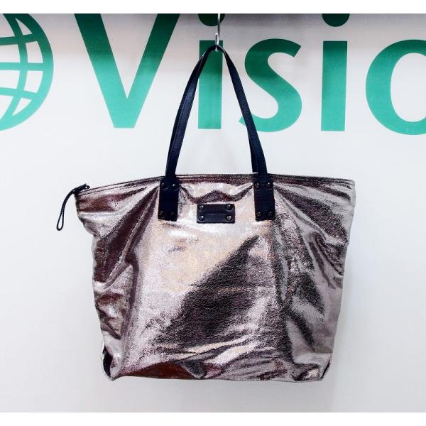 STEPHANE VERDINO 軽量トートバッグ メタリック ピンク : BRAND VISION 