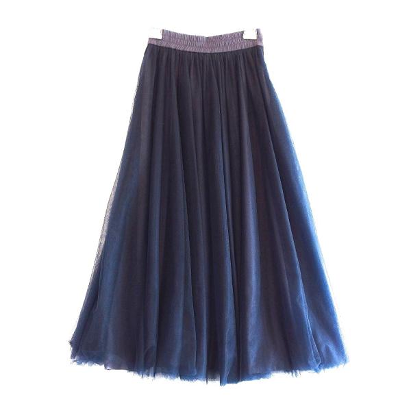 FABIANA FILIPPI ファビアナフィリッピ チュールスカート ロング丈 ・I  