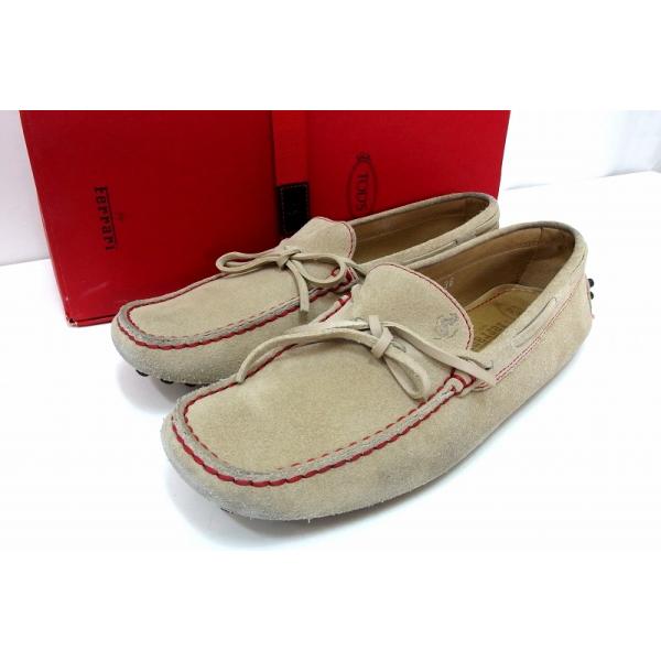 TOD'S トッズ 【フェラーリ コラボ】 ドライビングシューズ モカシン