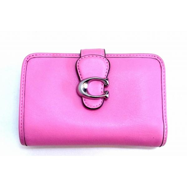 COACH（コーチ） タビー ミディアム ウォレット レザー 二つ折り財布 C
