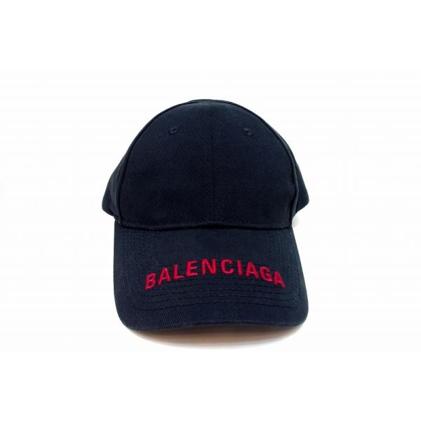 BALENCIAGA（バレンシアガ） LOGO VISOR ベースボールキャップ 帽子 赤
