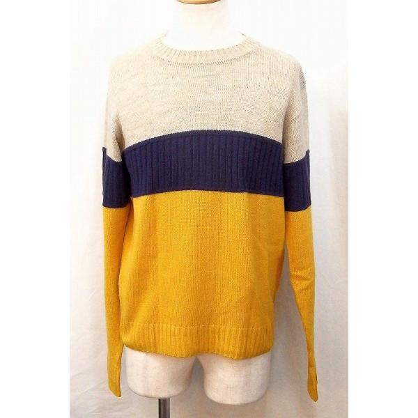 MACKDADDY ニット M MACKDADDY マックダディー ニット メンズ メンズ L ベージュ/パープル