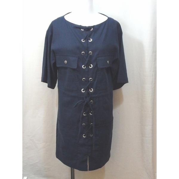 SEE BY CHLOE シーバイクロエ リネン×コットン 五分袖ワンピース 34