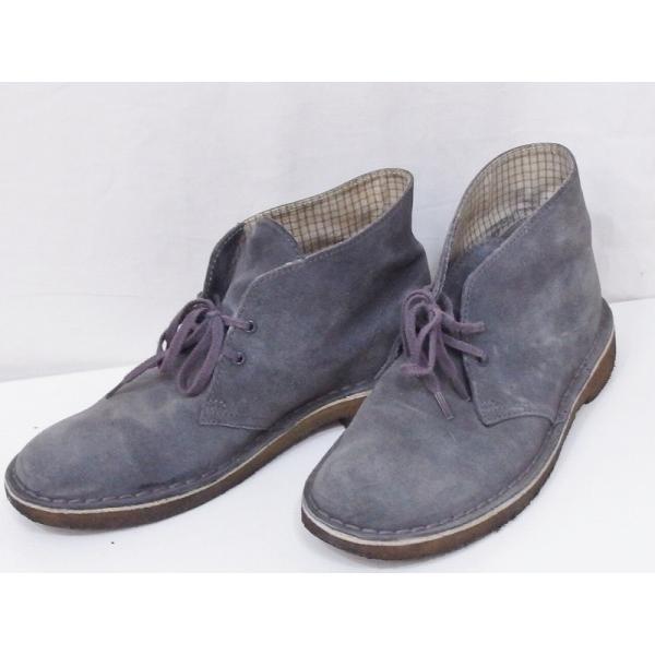 Clarks クラークス デザートブーツ メンズ US：6 ブルーグレー 