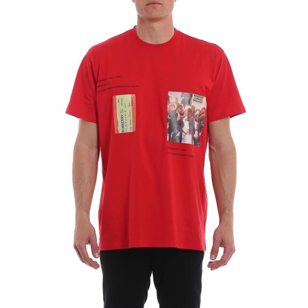 BURBERRY バーバリー モンタージュプリント Tシャツ メンズ XS/TP