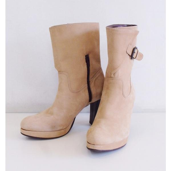 LAUTREAMONT ロートレアモン チャンキーヒール ショートブーツ 40  