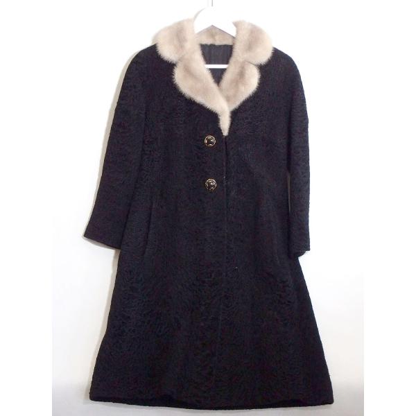 ムーンバット ヴィンテージ リアルファーコート MoonBatFur ムーンバットファー リアルファー 毛皮 ラム ファーコート