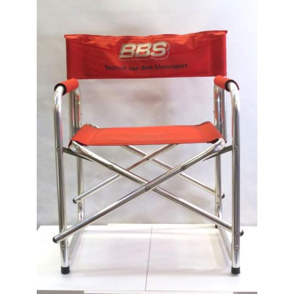 【新品】BBS オリジナルディレクターズチェア 非売品＞＜レアデザイン＞ BBS ディレクターズ チェア 折りたたみ椅子