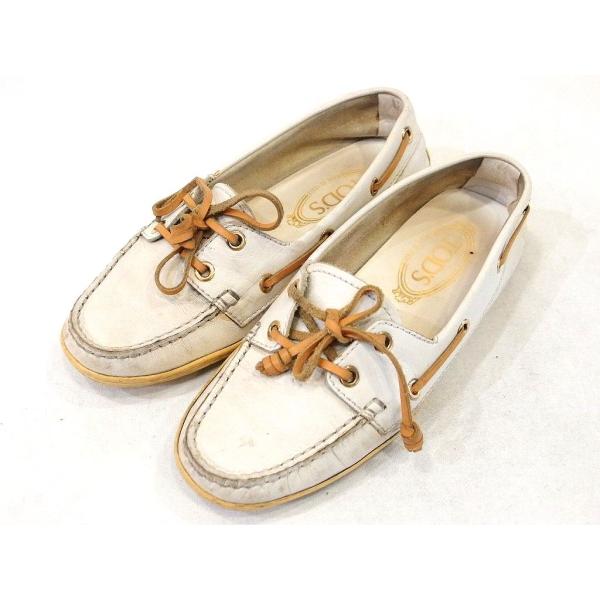TOD'S（トッズ） オールレザー ローファー ドライビングシューズ ・36