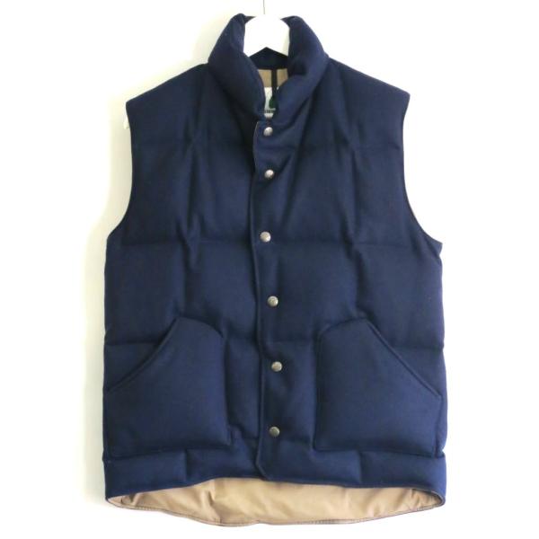 SIERRA DESIGNS シェラデザイン ウール×ナイロン ダウンベスト