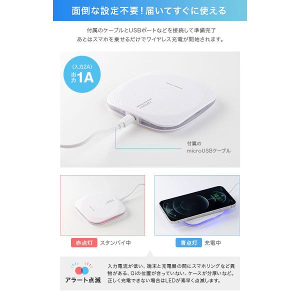 メール便送料無料 Qi規格対応 置くだけ ワイヤレス充電パッド 3 ワイヤレス充電器 充電器 Iphone スマホ スマートフォン Android 無線 1005 134 Vitaヤフー店 通販 Yahoo ショッピング