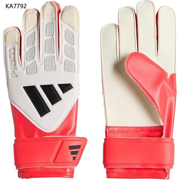 3 4 5 6 7 KA7792(Lレッド×Zメタリック) ゴールキーパーグローブ キッズ ユース 子供用 最安値に挑戦！ adidas