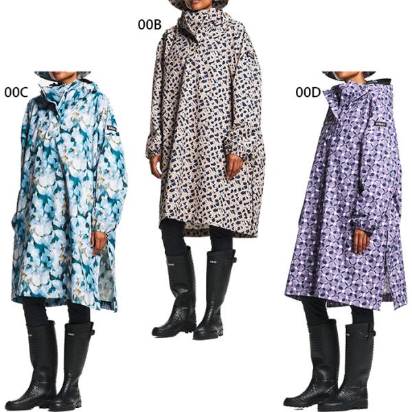 AIGLE（エーグル） レディース 防水 軽量 パッカブルポンチョ レイン