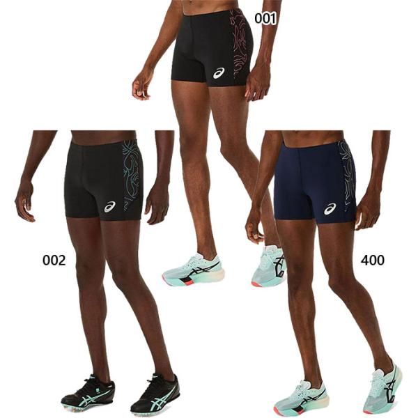 アシックス メンズ グラフィックショートタイツ 陸上競技 ジョギング マラソン ランニングウェア ボトムス 吸汗速乾 2091A744