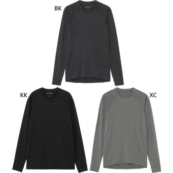 シースリーフィット C3fit ウールクルーロングスリーブ メンズ 男性 トップス シャツ トレーナー インナー アンダーウェア 長袖 耐久性 保温 調湿 ムレにくい 高機能 快適 日本製  GC84435 C3Fit（シースリーフィット） ゴールドウィン メンズ ウールクルー