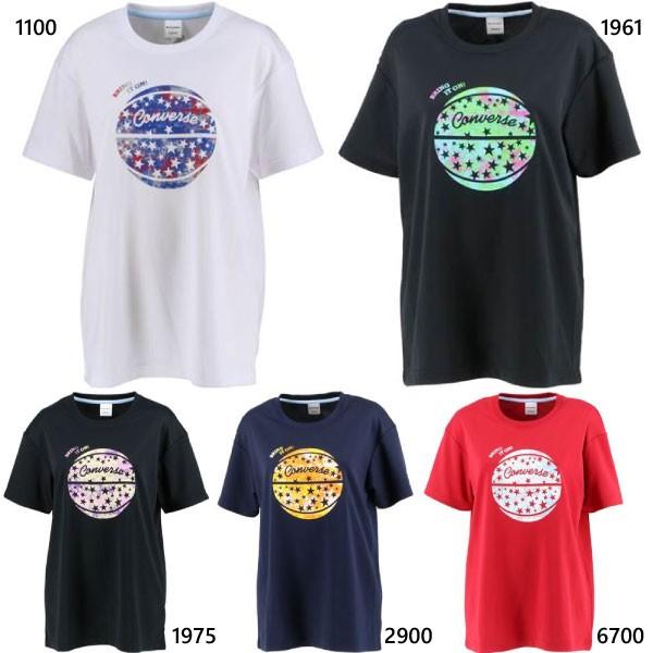 コンバース レディース プリントtシャツ バスケットボールウェア トップス 半袖 Cb Converse 1670 バイタライザー 通販 Yahoo ショッピング