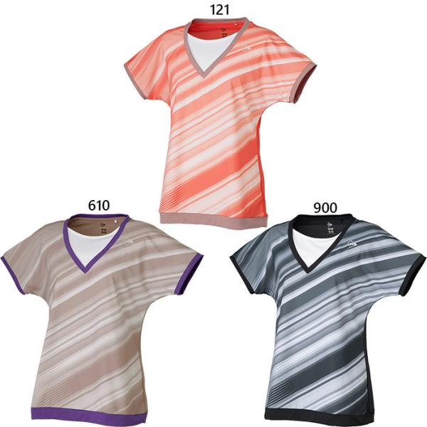 ダンロップ レディース ジュニア ゲームシャツ GAME SHIRT テニス バドミントンウェア トップス 半袖 ブラック 黒 ピンク 送料無料 DUNLOP DAP1520W ダンロップスポーツ ダンロップ レディース ジュニア ゲームシャツ