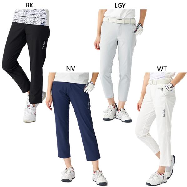 フィラゴルフウェア(美品) FILA GOLF フィラ ゴルフ レディース クロップド丈パンツ ゴルフ