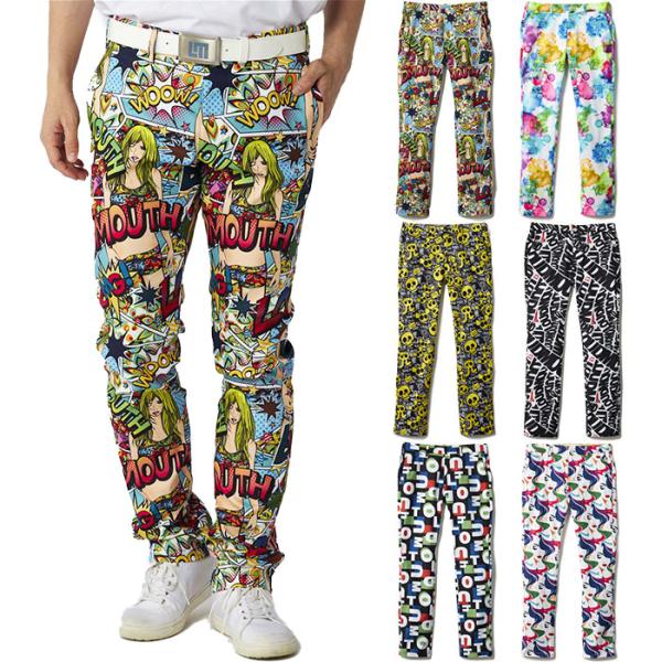 ラウドマウス メンズ ストレッチツイル 柄パンツ ゴルフウェア ボトムス ロングパンツ 吸汗速乾 UVカット 送料無料 LOUDMOUTH 774300 LOUDMOUTH（ラウドマウスゴルフ） ラウドマウス メンズ ストレッチ