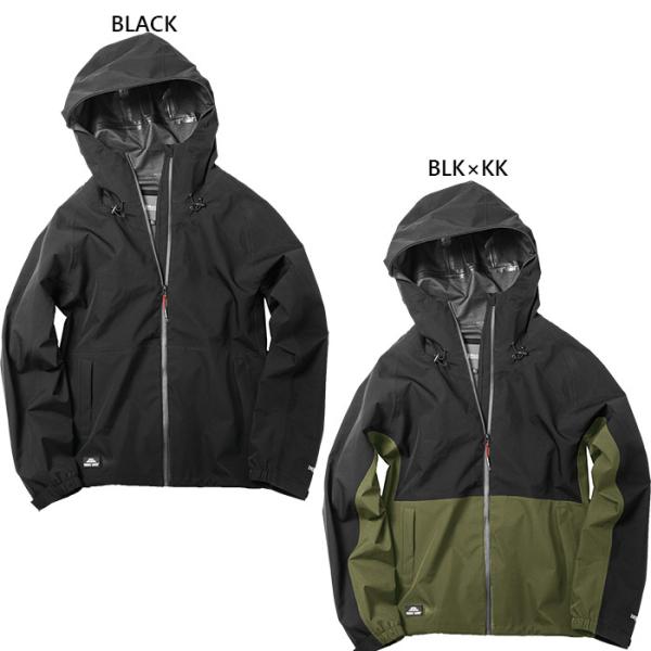 M L LL EL BLACK(ブラック) BLK×KK(ブラック×カーキ) 雨具 かっぱ おしゃれ オシャレ かっこいい メンズアウター 上着 男性用 MEN 最安値に挑戦！ Makku ランキング受賞