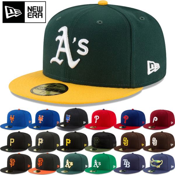 ニューエラ メンズ レディース 59FIFTY MLB 5950 帽子 ベースボールキャップ メジャーリーグ 大リーグ ストリート オンフィールド カジュアル