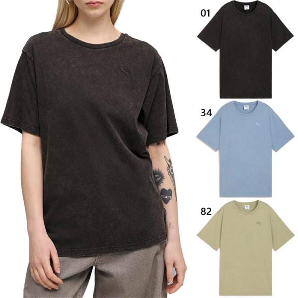 PUMA（プーマ） レディース ESS ELEVATED リラックスド ウォッシュ