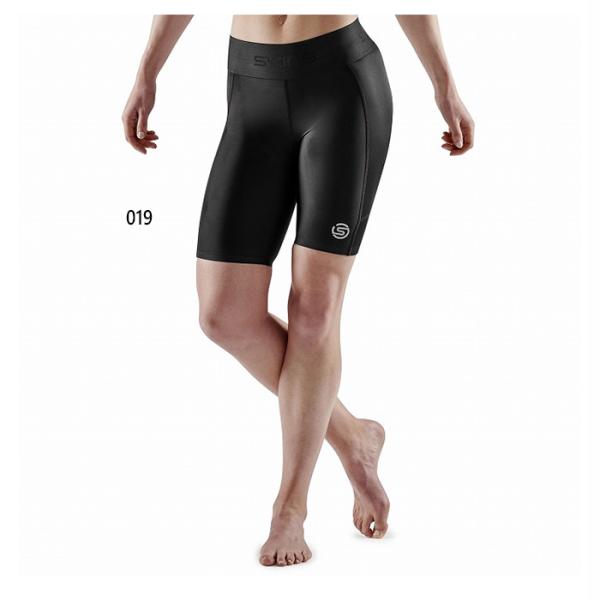 スキンズ 18271340 SERIES-3 ウィメンズ ハーフタイツ ブラック ボトムス ストレッチ スポーツインナー SKINS（スキンズ） レディース SERIES-3 ハーフタイツ アンダーウェア