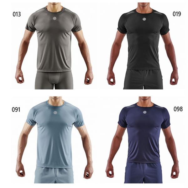 スキンズ SKINS シリーズ3 SERIES-3 メンズ ショートスリーブシャツ スポーツウェア トレーニングウェア 半袖シャツ トップス ジム ランニング 筋トレ インナー  18121345 vitaliser_skins-1040