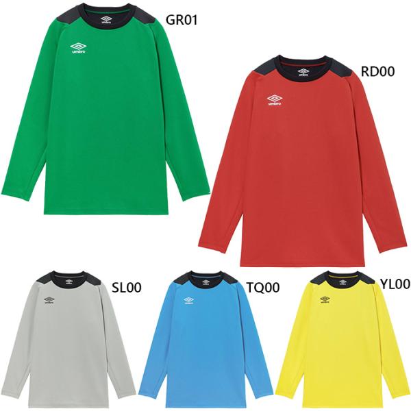 UMBRO MTOR サッカーシャツ 長袖 ムウトアール　ムートアール umbro（アンブロ） メンズ 長袖GKシャツ サッカーウェア フットサル