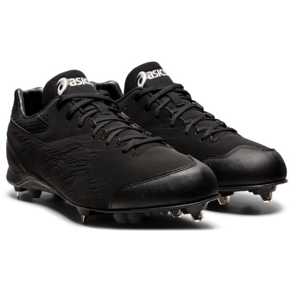 アシックス asics ネオリバイブ4 NEOREVIVE 4 野球スパイク 金具スパイク 埋め込み金具 樹脂底 スタンダード ブラック 黒 メンズ レディース 1123A022-001