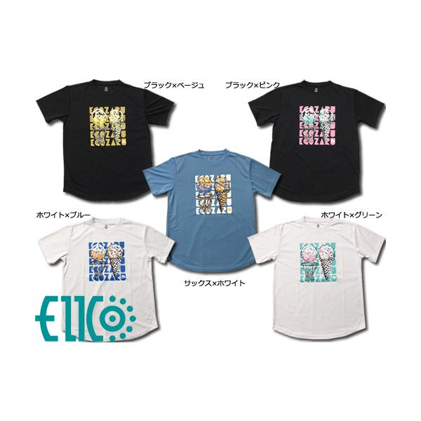 EGOZARU/エゴザル 別注 ブラーペイント アイス Tシャツ (エイコーオリジナル)