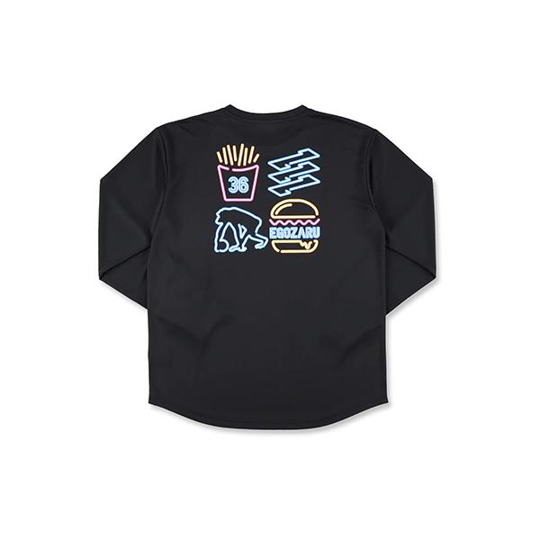 EGOZARU/エゴザル ネオンバーガー ロングスリーブTシャツ (EZFW24ULS031SP)