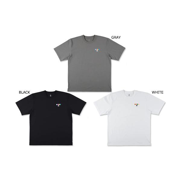 EGOZARU/エゴザル BIGシルエット カラーブロック ワンポイント Tシャツ (EZSS25UST013)