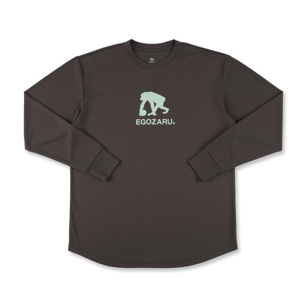 EGOZARU/エゴザル ラインロゴ バックプリント ロングスリーブTシャツ(EZFW25ULS008)