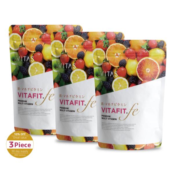 ▼商品名VITAFIT ビタフィット▼容量120粒×3袋▼原材料還元麦芽糖（国内製造）、有胞子性乳酸菌末、黒胡椒抽出物、果汁混合末（オレンジ・もも・りんご・キウイフルーツを含む）、L-カルニチン酒石酸塩、チオクト酸（α-リポ酸）、バラ花びら...