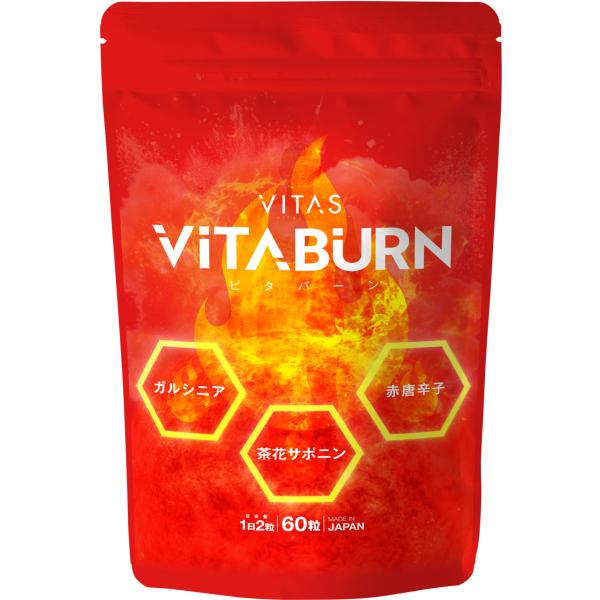 VITAS ビタバーン VITABURN 60粒 ガルシニア ヒハツ アッカーマンシア コエンザイムQ10 ビタミン