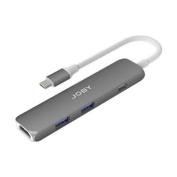 【在庫一掃】【OUTLET】JOBY ジョビー USB-C ハブ (4K HDMI, 2xUSB, PD ) JB01821-BWW【アウトレット】