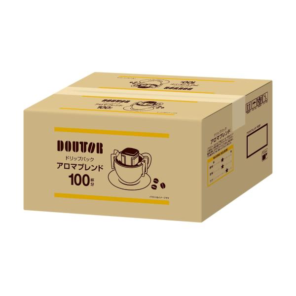 ドトールコーヒー ドリップパックアロマブレンド 100杯分（旧名：まろやかブレンド）