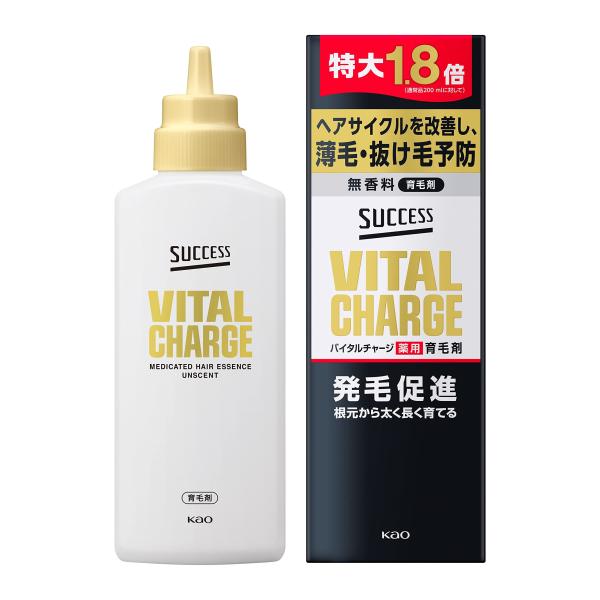 他サイト： サクセス バイタル チャージ 薬用育毛剤 360ml 特大約1.8倍 医薬部外品 独自の有効成分 t-フラバノンの商品画像