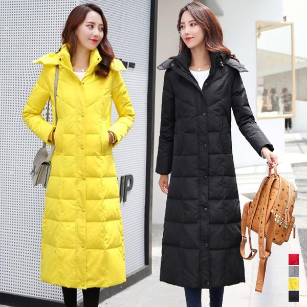 ダウンコート レディース ロング丈 ダウンジャケット アウター エレガント ファスナー ロングコート 秋 冬 おしゃれ カジュアル 防寒 防風 冬服 通勤 c112 Viva 通販 Yahoo ショッピング