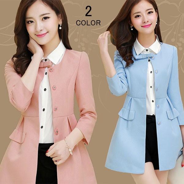 レディースコート トップス デート アウター ミディアム アウター ジャケット おしゃれ オフィス Ol 通勤 Aライン 冬物 秋冬物 冬服 防寒 Bhl16a1015 Viva 通販 Yahoo ショッピング