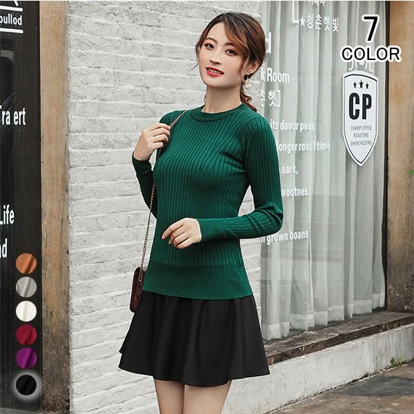 ニットセーター ニット レディース 長袖 プルオーバー 丸首 トップス パーカー セーター ファッション クルーネック 着やせ 防寒 春 秋 冬 Bkn48 Viva 通販 Yahoo ショッピング