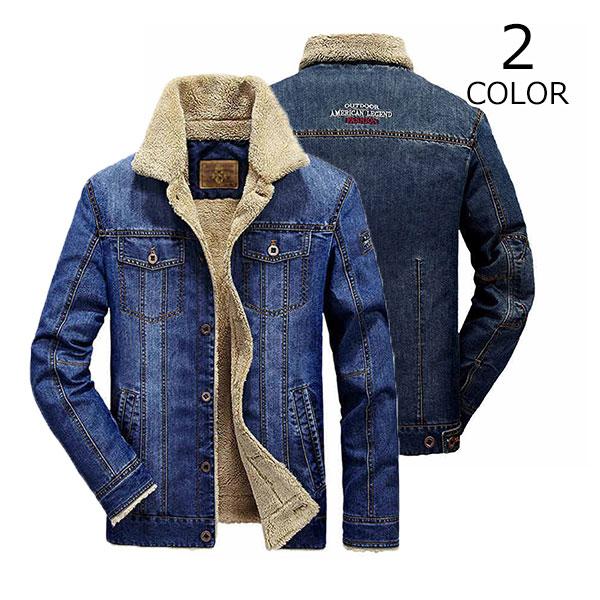 デニムジャケット メンズ Gジャン 裏起毛 デニムシャツ 長袖 ジージャン 裏ボアジャケット ショート丈 春物 秋 冬 ヴィンテージ 新品 Bnz05 Viva 通販 Yahoo ショッピング