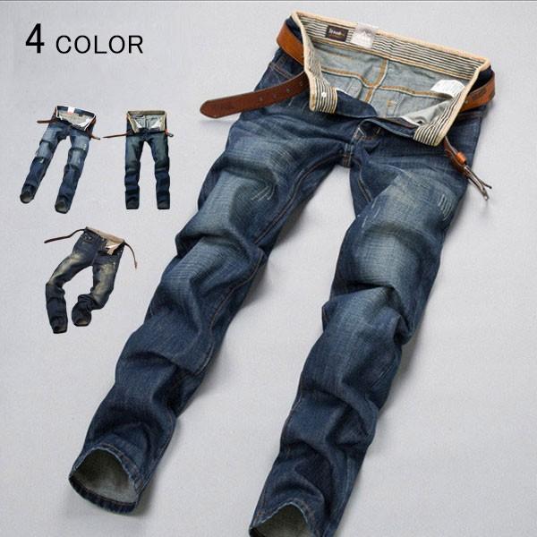 ジーンズ メンズ デニム ストレッチ ストレート 脚長 スキニー ジーンズ ビンテージ加工 パンツ ジーパン ファッション 大きいサイズ カジュアル 新品 春 夏 秋 Bpants34 Viva 通販 Yahoo ショッピング