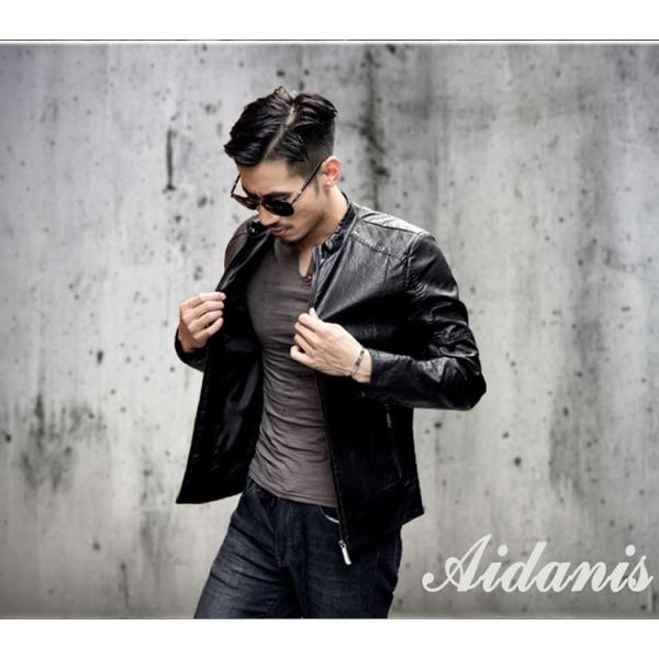 贅沢品美品レザージャケット メンズ 立ち襟 バイクジャケット 秋 冬 春 夏 レザージャケット メンズ 立ち襟 バイクジャケット 秋 冬 春 夏 革 ジャケット メンズファッション ファッション 13 108 Www Firefreeze Com