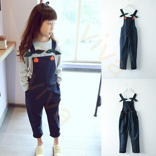 サロペット デニム パンツ 子供 キッズ トップ ボトムス オーバーオール キッズ 子供服 女の子 可愛い 春秋 韓国風 Btz07 Viva 通販 Yahoo ショッピング