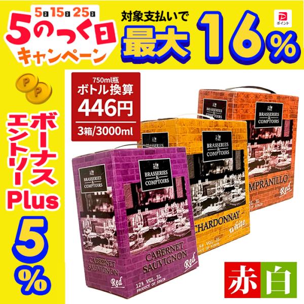 ワイン BOX ワインセット バッグインボックス 箱ワイン 赤白ワイン